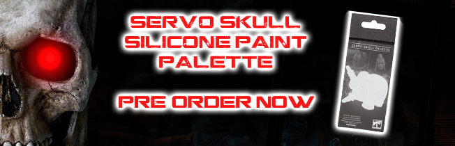 servo skull 2024 paint palette silcone buddy